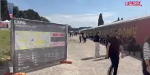 Roma, Gualtieri inaugura l&rsquo;Expo Village al Circo Massimo dedicato alla Maratona
