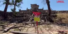 Cambogia, Tempio dellXI secolo gravemente danneggiato dopo i combattimenti con la Thailandia