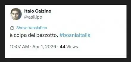 Italia fuori dai Mondiali 2026, le reazioni social dopo il ko in Bosnia