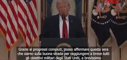 Iran, Trump: "Li colpiremo con estrema durezza nelle prossime due o tre settimane"