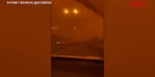 Grecia: tempesta di sabbia dal Sahara, il cielo sopra Creta si tinge di rosso