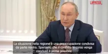 Iran, Putin: "La Russia pronta a fare tutto il possibile per concludere il conflitto"