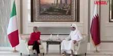 Meloni incontra lemiro Al Thani, focus su sforzi diplomatici per uscire dalla crisi