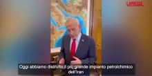 Iran, Netanyahu: "Abbiamo distrutto il pi&ugrave; grande impianto petrolchimico"