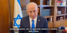 Iran, Netanyahu: "Non attacchiamo popolo iraniano, indeboliamo il regime che lo opprime da 47 anni"
