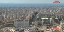 Libano, diversi raid aerei sul centro di Beirut: le immagini delle esplosioni