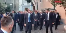 Macron a Roma: &ldquo;Qui per un messaggio di pace e per vedere gli amici di Sant&rsquo;Egidio&rdquo;