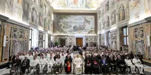 Il Papa incontra gli atleti di Milano Cortina