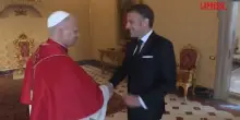 Vaticano, Emmanuel Macron ricevuto da Papa Leone XIV