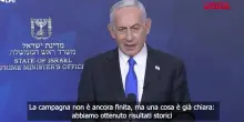 Iran, Netanyahu: "La campagna non &egrave; finita, ma abbiamo ottenuto risultati storici"