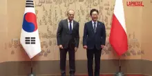 Corea del Sud, il premier polacco Tusk incontra il presidente Lee