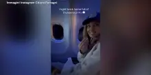 Chiara Ferragni, temporale in volo: "Mai visto nulla di simile da un aereo"