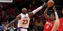Nba, ai playoff Houston batte Lakers e si salva: Boston domina a Philadelphia