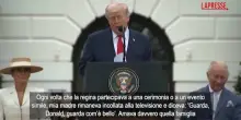 Trump accoglie i reali inglesi alla Casa Bianca: "Mia madre aveva una cotta per Carlo"