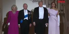 Usa, Re Carlo III e Camilla accolti alla Casa Bianca da Donald e Melania Trump