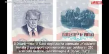 Usa, i nuovi passaporti con limmagine di Trump: il primo presidente vivente a comparire su un documento ufficiale di viaggio