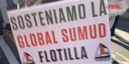 Flotilla, a Milano il presidio diventa un corteo: "Blocchiamo tutto"