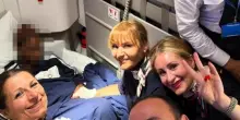 Bimbo nato su un volo Ita Airways, il racconto della capo cabina: &ldquo;Emozione incredibile&rdquo;