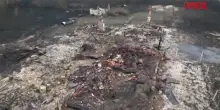 Russia, un incendio distrugge 16 case in un villaggio nella regione di Tomsk