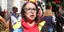 Sciopero scuola, il corteo sotto la Prefettura a Milano