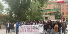 Roma, studenti in protesta contro le politiche del governo Meloni e la "remigrazione"