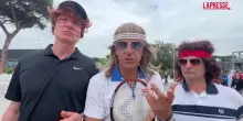 Internazionali Roma 2026, Borg e McEnroe insieme a Sinner: il travestimento dei fan al Foro Italico