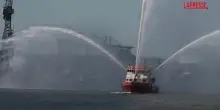 Germania, parata di navi per l837&deg; anniversario del porto di Amburgo