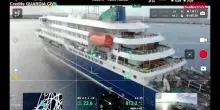 Hantavirus, le immagini aeree della Guardia Civil durante lo sbarco dei passeggeri dalla MV Hondius