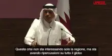 Iran, primo ministro Qatar: "Evitare la ripresa della guerra &egrave; responsabilit&agrave; globale"