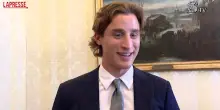 La Russa incontra Edoardo Bove, il calciatore: "Abbiamo parlato del disegno di legge sul primo soccorso"
