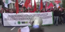 A Bruxelles lo sciopero nazionale contro le riforme fiscali del governo