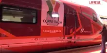 Coppa Italia 2026, il trofeo in treno verso Roma con le leggende del calcio italiano
