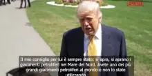 Trump a Starmer: "Sfrutti il petrolio del Mare del Nord"