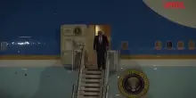 Trump arrivato a Pechino per l&rsquo;incontro con Xi