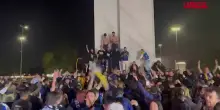 Coppa Italia, la festa degli interisti fuori dallo Stadio Olimpico