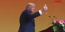 Trump in Cina, il brindisi con Xi Jinping alla cena di Stato a Pechino