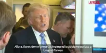 Taiwan, Trump dopo il vertice con Xi: &ldquo;Nessun rischio di guerra con la Cina&rdquo;