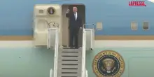 Trump in Cina, il presidente Usa sale sullAir Force One per tornare a Washington