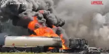 Ucraina, gigantesco incendio a Zaporizhzhia dopo il raid russo