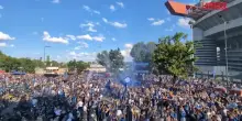 Scudetto Inter, a Milano &egrave; festa nerazzurra
