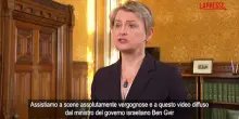 Flotilla, ministra esteri Gb su video Ben Gvir: "Vergognoso, siamo profondamente sconvolti"