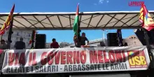Roma, Usb in corteo: &ldquo;Via il governo Meloni. Alzate i salari, abbassate le armi&rdquo;