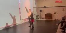 Varese, ballerino dellopera di Vienna si esibisce con ospite Rsa Laveno