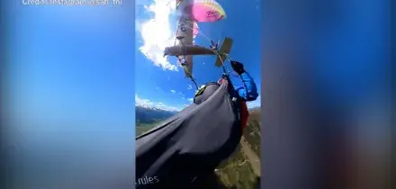Cessna squarcia parapendio in volo in Austria, donna salva per miracolo