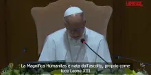 Papa Leone XIV presenta lenciclica Magnifica Humanitas: "LAI deve essere disarmata"