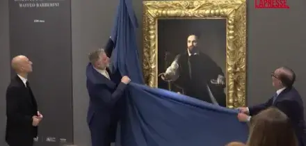 La Russa e Giuli inaugurano esposizione ritratto Barberini di Caravaggio