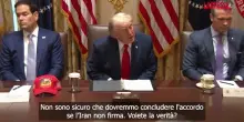 Iran, Trump: "Senza adesione ad Accordi di Abramo non sono sicuro di fare lintesa"