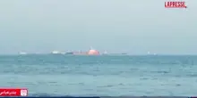 Hormuz, nuove immagini di navi nello Stretto