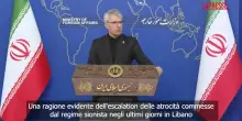 Iran, Baghaei: "Israele sta sabotando la diplomazia"
