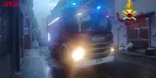 Terni, a fuoco una rivendita di animali: sul posto i vigili del fuoco